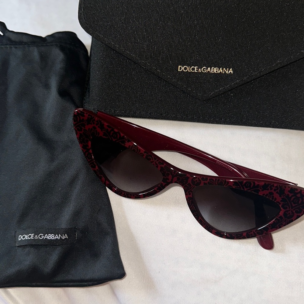 Dolce Gabbana Floral Cat Shades